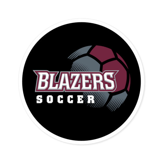 Blazers Soccer Indoor/Outdoor Sticker
