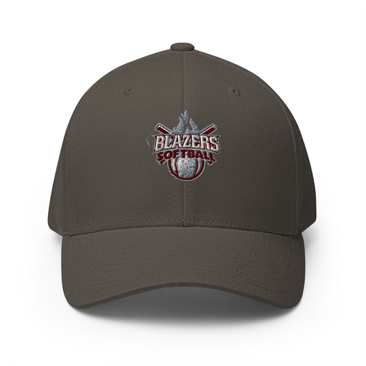 Blazers Softball Flexfit Structured Twill Cap