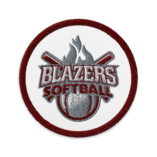 Blazers Softball Embroidered Patch