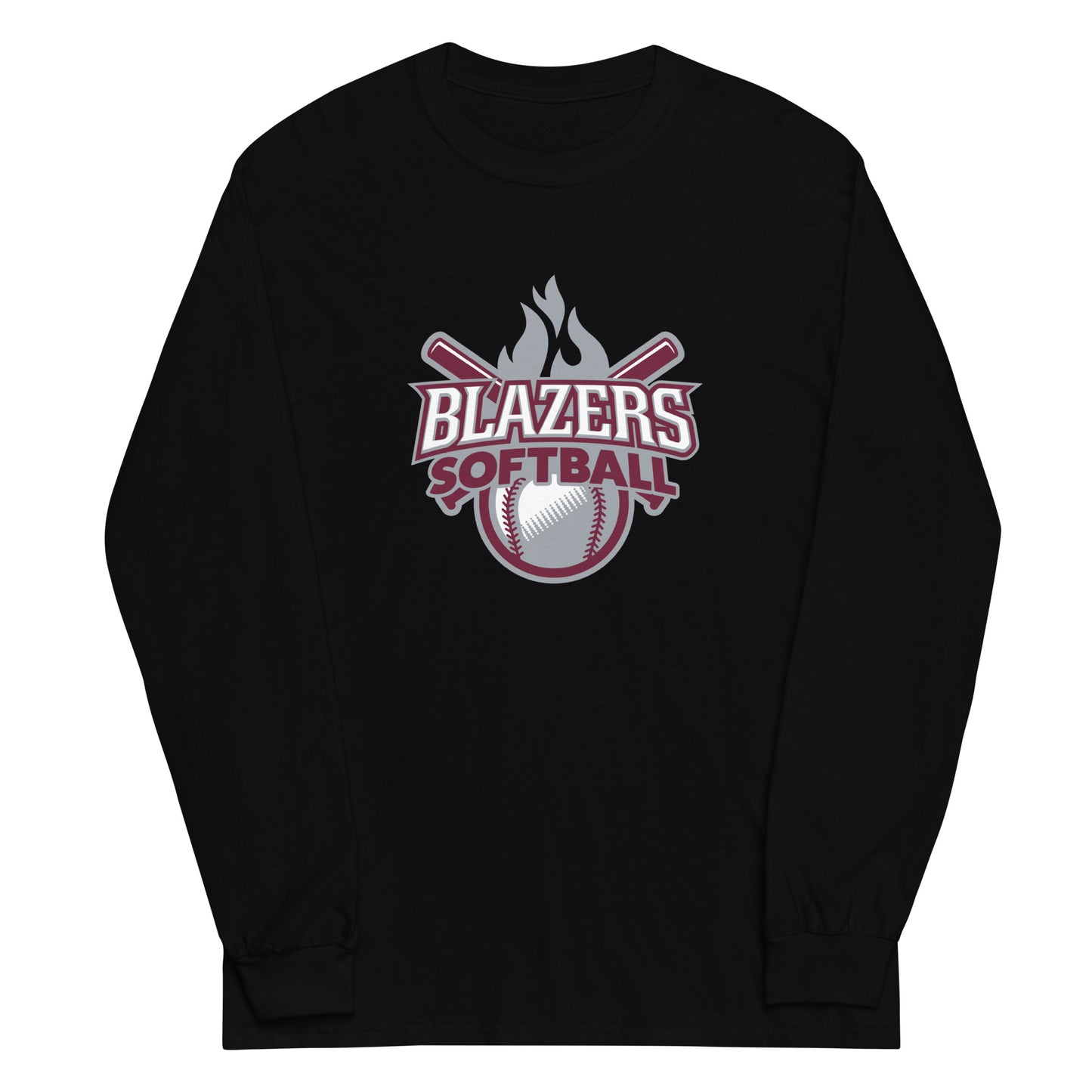 Blazers Softball Unisex Long-Sleeve T-Shirt (Gildan)