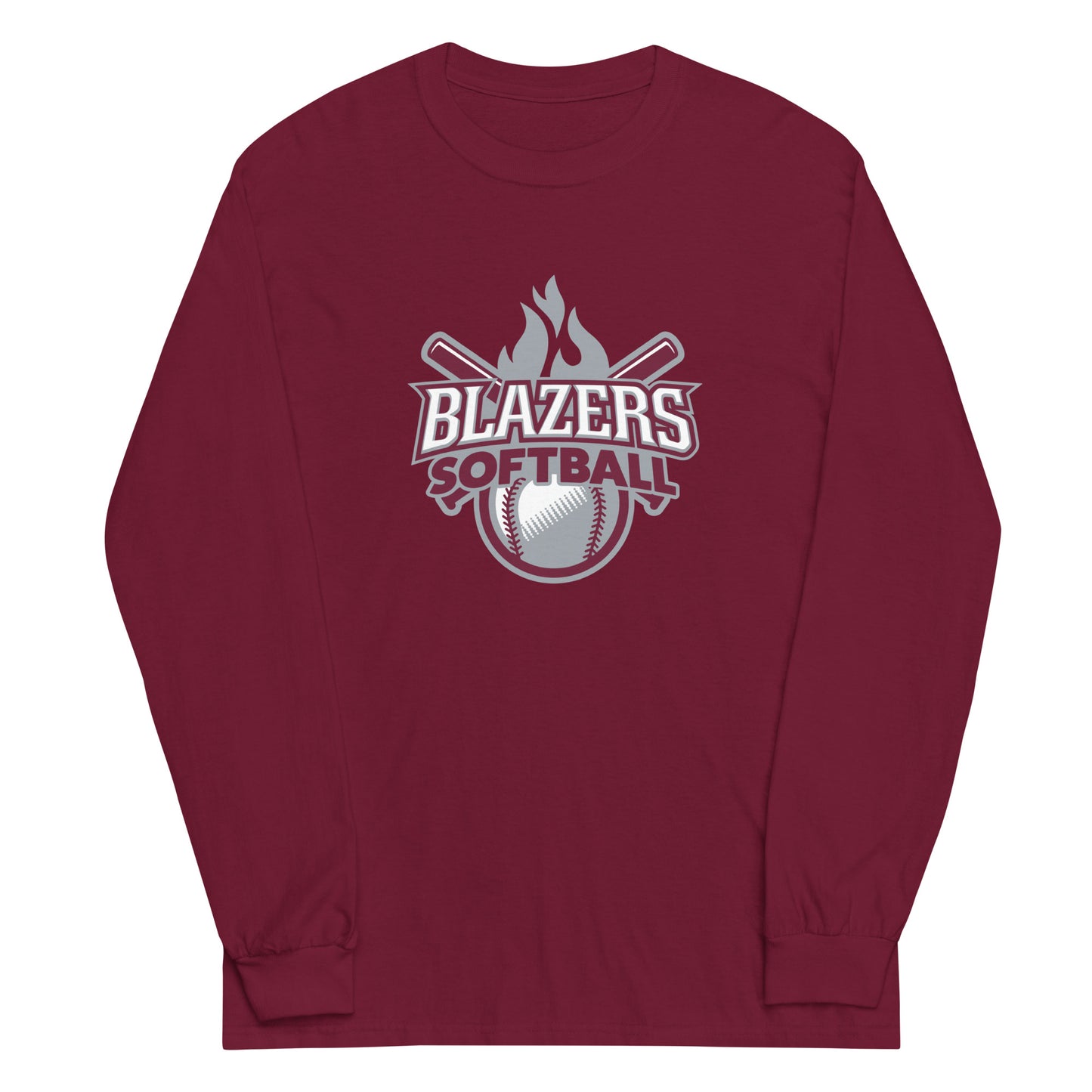 Blazers Softball Unisex Long-Sleeve T-Shirt (Gildan)