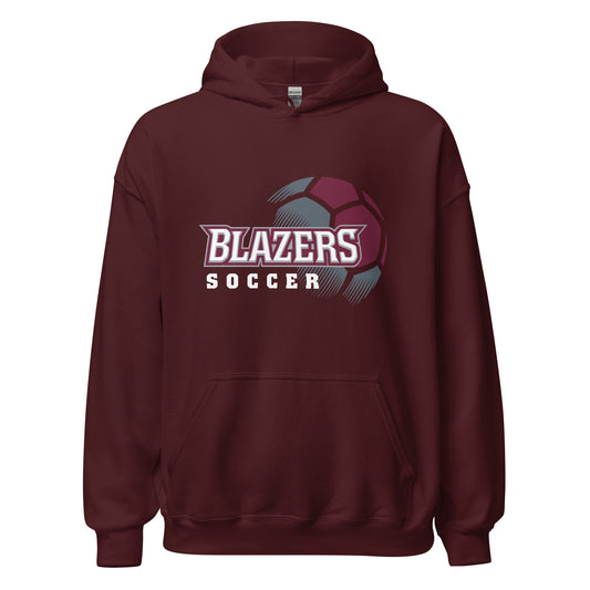 Blazers Soccer Unisex Hoodie (Gildan)
