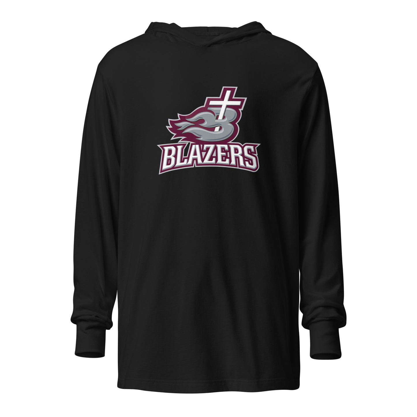 Blazers Unisex Long-Sleeve T-Shirt Hoodie (Bella & Canvas)