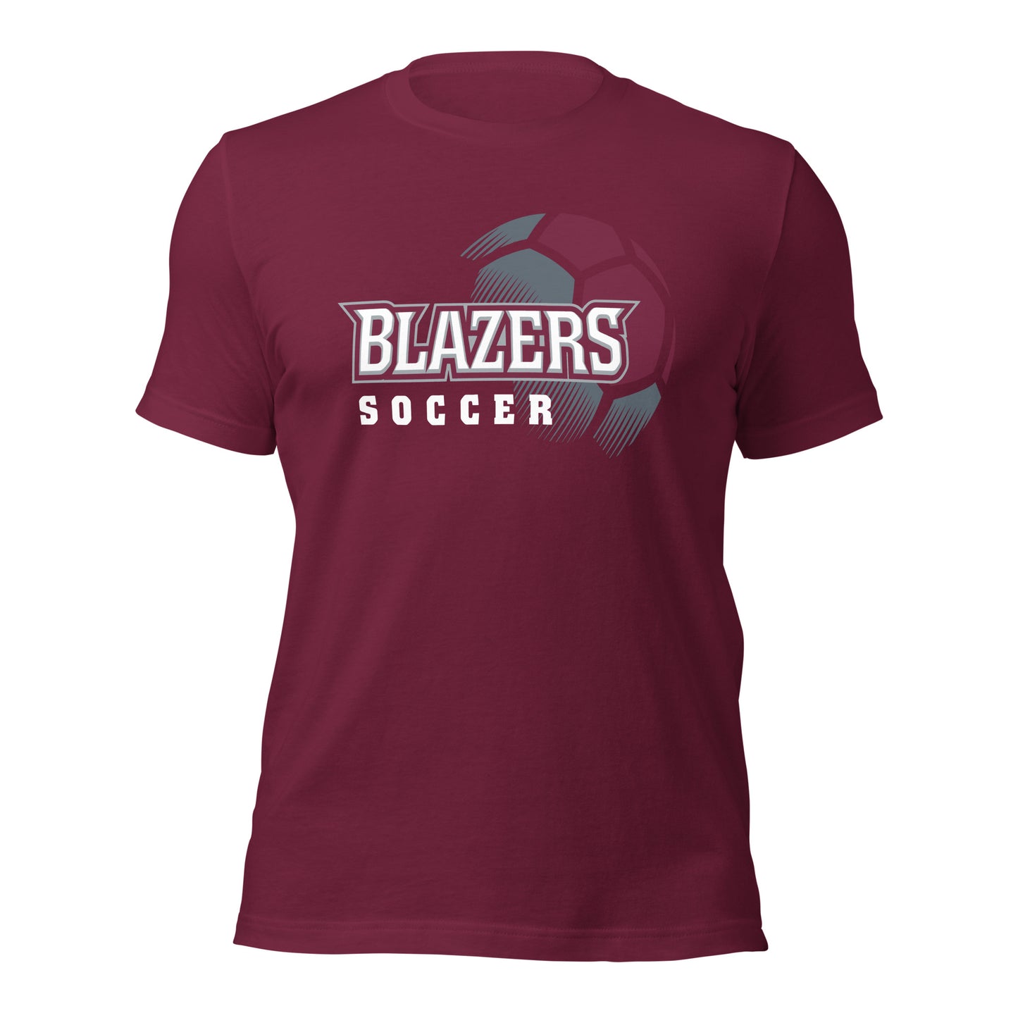 Blazers Soccer Unisex Short-Sleeve T-Shirt Dark Colors Second Design