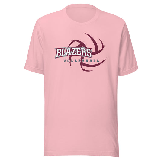 Blazers Volley Unisex Short-Sleeve T-Shirt Light Colors (Second Design)