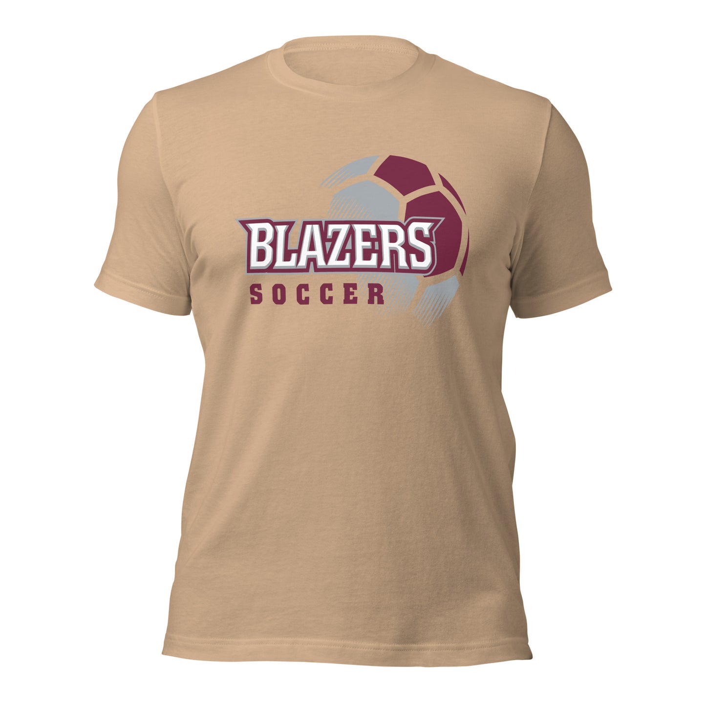 Blazers Soccer Unisex Short-Sleeve T-Shirt Light Colors Second Design