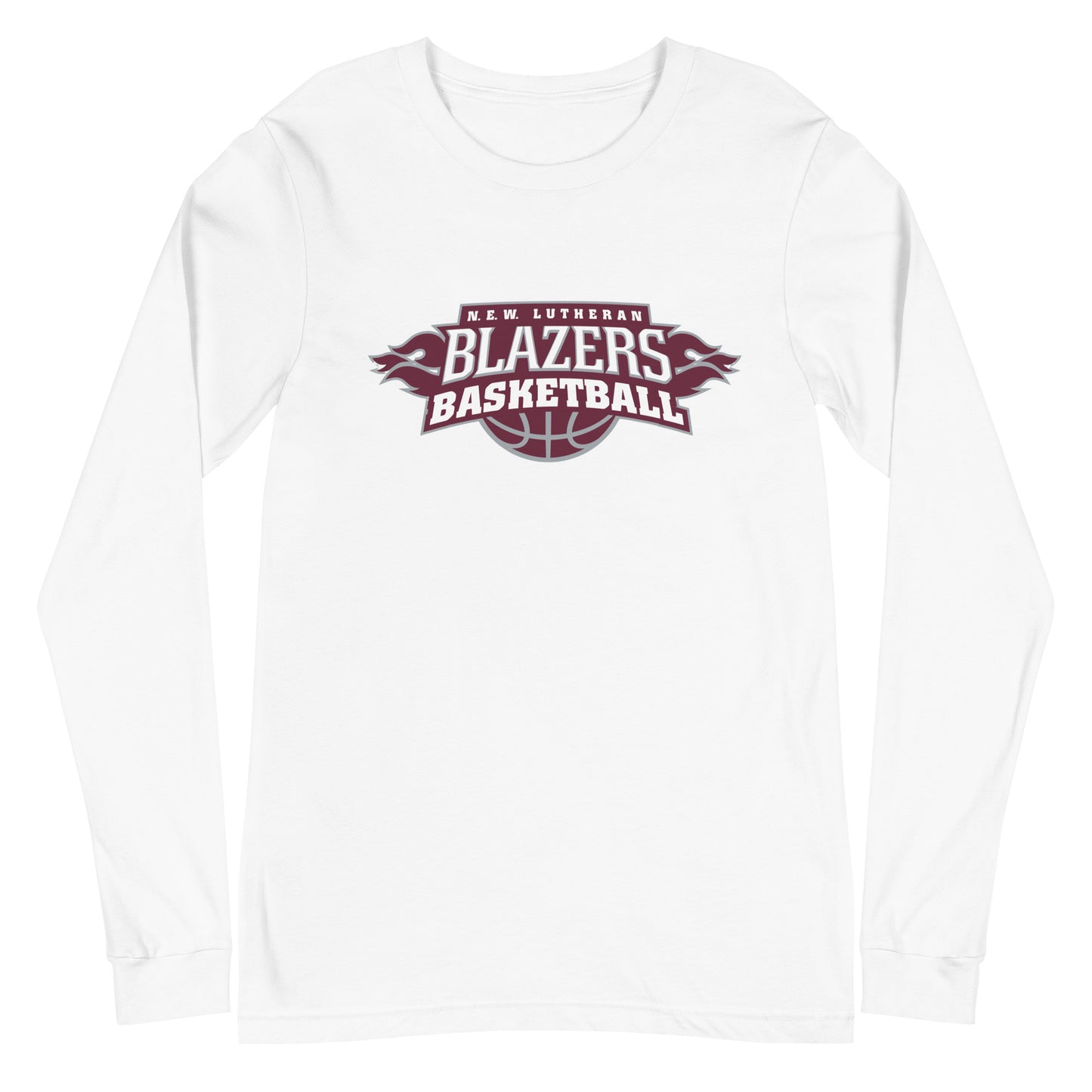 Blazers Basketball Unisex Long Sleeve T-Shirt (Bella & Canvas)